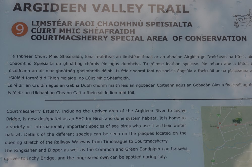 Timoleague to Courtmacsherry walk railway estuary bay nature walk bird ...